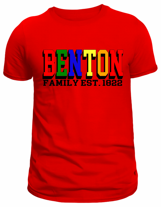 Benton Family Shirts - Red